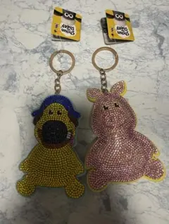 Shaun the Sheep ラインストーン キーホルダー 2個セットのサムネイル