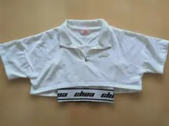 Choa Choa ハーフジップTシャツ&タンクトップ クロップド丈 140cm
