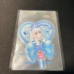 映画キミとアイドルプリキュア 入場特典 うちわ型クリアカード キュアニャミー
