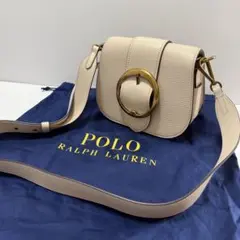 s*！様 POLO RALPH LAUREN ベージュ ショルダーバッグ