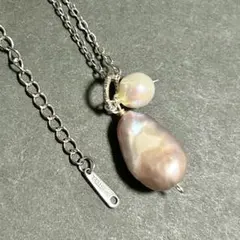 淡水真珠　あこや真珠　ネックレス　ステンレスチェーン