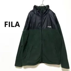 フィラ　フリースジャケット　ジップアップ　アウター　ボア　メンズ　M ナイロン