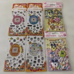 たまごっちプラスキラキラシール3⭐︎4枚セットと　たまもりしーるリフィル2点セット