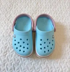 クロックス　C7 15センチ　ピンク　水色