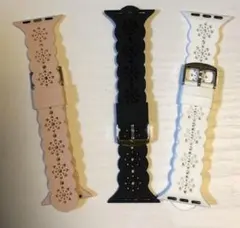 新品！Apple Watch バンド　ベルト　3枚セット　おしゃれ　かわいい