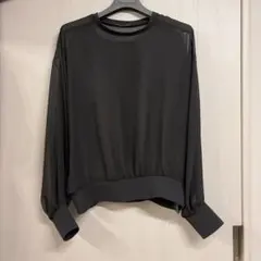 L'Appartement Sheer Blouse ネイビーのサムネイル