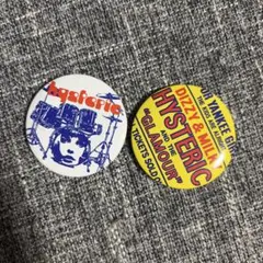 HYSTERIC GLAMOUR 缶バッジ 2個セットのサムネイル