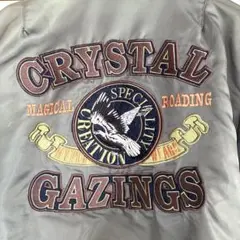 CRYSTAL GAZINGS MA-1ジャケット