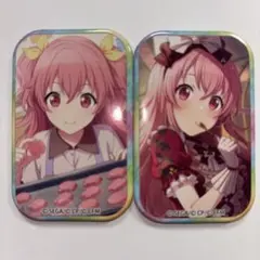桃井愛莉　スクエア缶バッジ　バレンタイン