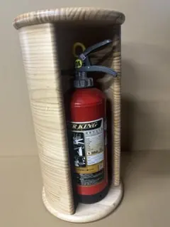 希少品】 壁埋込型 消火器 収納 ボックス 壁丸くん 木製 - メルカリ