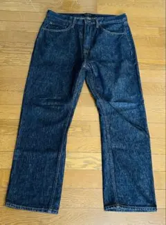バナナリパブリック ダークブルー ストレートデニムパンツ
