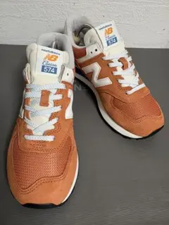 #ニューバランス New Balance 574 オレンジ スニーカー