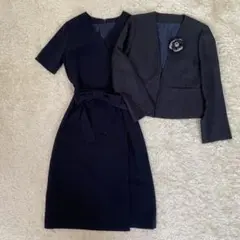 【美品】ルイルエブティック セットアップ ジャケット＆カシュクールワンピース L