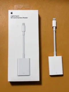 Apple Lightning-SDカードカメラリーダー　A1595