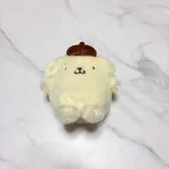 ポムポムプリン ふわふわマスコット ボールチェーン付き