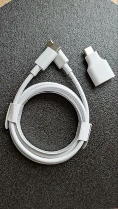 新品　USB-C　充電ケーブル　1m　変換アダプタ