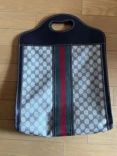 希少 old GUCCI 総柄 レザー トートバッグ archive グッチ - メルカリ
