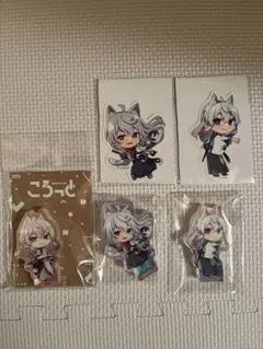 カラフルピーチどぬくさん ころっと3個と シール2枚