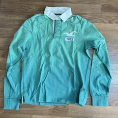 【Hollister】 ラガーシャツ サイズM 新品 グリーンのサムネイル