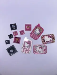 【匿名発送】L おすそわけ　ハローキティ　チャーミーキティ　タイルシール　など