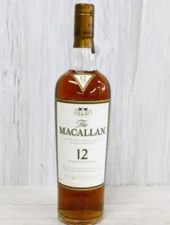 ▲未開栓 MACALLAN/マッカラン 12年 シェリーオークカスク 旧ボトル