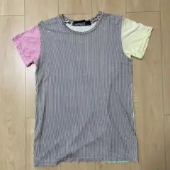 HORACE マルチカラー ストライプ Tシャツ