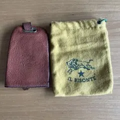 IL BISONTE ブラウンレザーキーケース