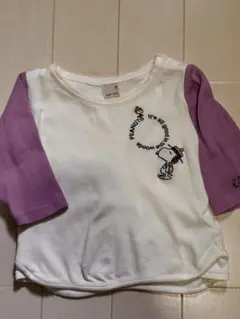 スヌーピー刺繍Tシャツ（petit main）