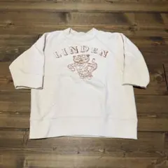 110cm⭐︎デニムダンガリー7分袖トレーナー