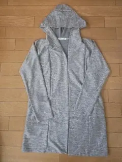 LAUNCHING PAD フード付きカーディガン Lサイズ グレー