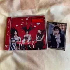 MISAMO play 通常盤　CD タワレコ特典　クリアトレカ　モモ　セット