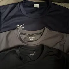 スポーツTシャツ 3枚セット MIZUNO Reebok PUMA