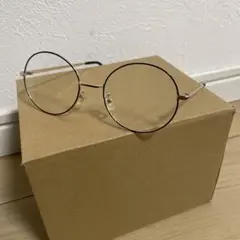 シルバーラウンドメガネ