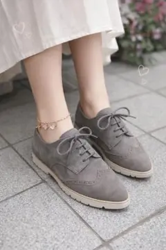 DIANA レースアップシューズ　グレー
