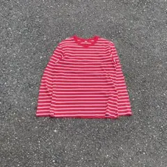 00's old ユニクロ レッド ボーダー ロンt cityboy アーカイブ