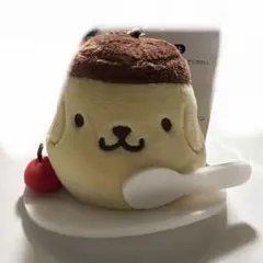 ポムポムプリン 30周年 POP UP マスコット 王冠 プリン キーホルダー