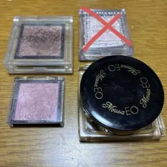 アディクション、マキアージュ、コーセー、ムーサイオ 単色アイシャドウ 4点セット