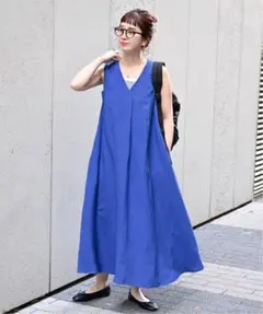 ケンケン様専用 BC STOCK リネンレーヨンスリーブレスワンピース