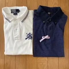 メンズ半袖ポロシャツ　２枚組　【Polo・ユニクロ】　Mサイズ