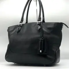美品✨ペッレモルビダ　トートバッグ　ビジネス　メイデンヴォヤージュ　黒　A4のサムネイル