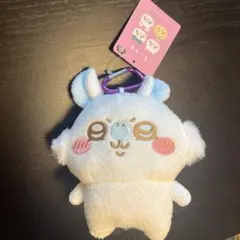 ちいかわ　がま口ポーチ　モモンガ　ぬいぐるみ カラビナ付き