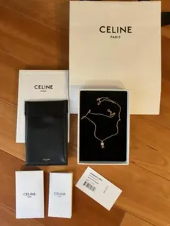 セリーヌ CELINE トリオンフ ネックレス ピンククオーツのサムネイル