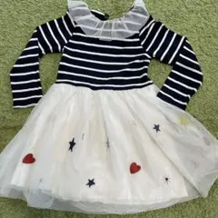 PETIT BATEAU ストライプワンピース 104cm