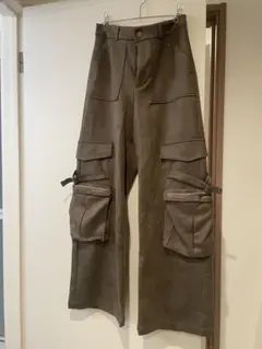 SHEIN ワイドパンツ ブラウン