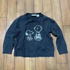 UNIQLO スヌーピー セーター 100cm 黒
