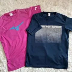 ミズノ Tシャツ　2枚セット テニスウェア