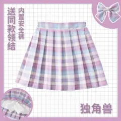 キッズ　女の子　チェックスカート　120