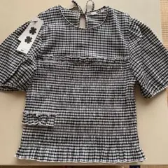 UNIQLO チェック柄カットソー　XLのサムネイル