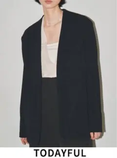 todayful Collarless Twill JKのサムネイル
