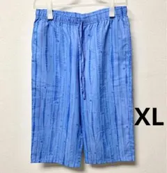 ユニクロ　エアリズムリラコXL ミッキー&青ストライプ柄